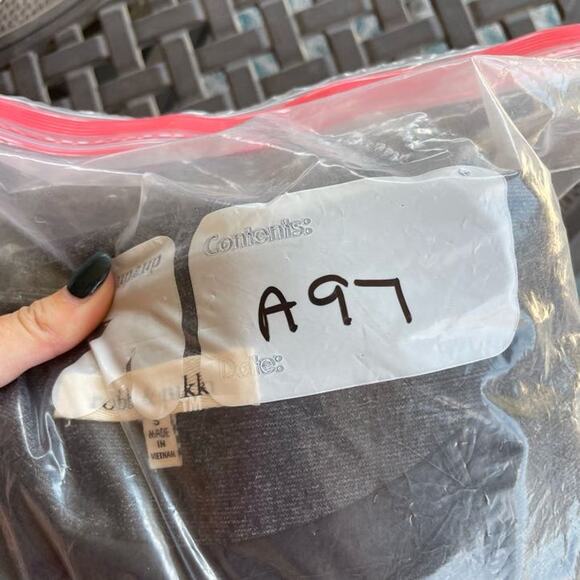 Robbi & Nikki Asymmetrical Zip Jacket Blazer Gray Black - Size S - Picture 9 of 9